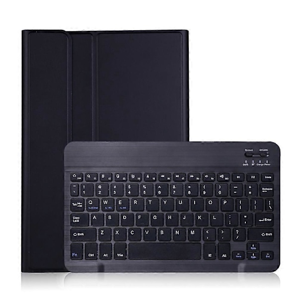 Type A AN05 Erittäin ohut TPU-kehys + Nahkainen jalustakotelo Bluetooth-näppäimistöllä Xiaomi Pad 5/5 Pro -laitteelle