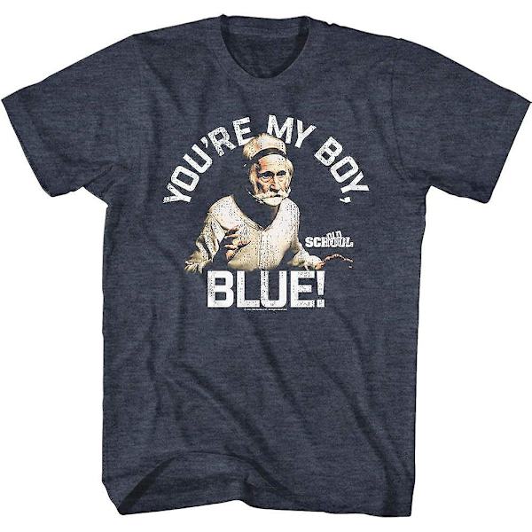American Classics Old School Movie Du är min pojke Blå Vuxen kortärmad T-shirt Grafisk T-shirt Navy L