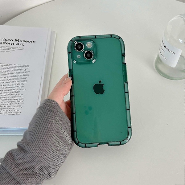 iPhone 14 pehmeä TPU-kuori, valoisa, pimeässä hohtava, naarmuuntumaton puhelinkotelo Multicolor Style L