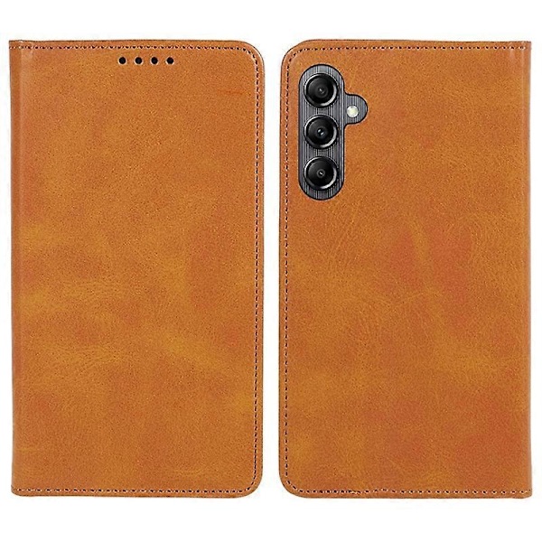 Til Samsung Galaxy A15 5G Etui Kalvetekstur Stand Wallet PU Læder Telefon Cover Multicolor Style D