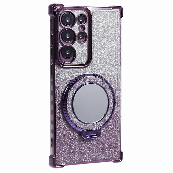För Samsung Galaxy S23 Ultra Stödfodral Glitter Gradient TPU Telefonskal Multicolor Style B