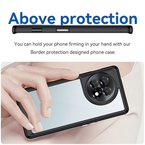 Transparent Skal för OnePlus Ace 2 5G/11R 5G TPU+Akryl Mobilskal Skyddande Fodral Multicolor Style A