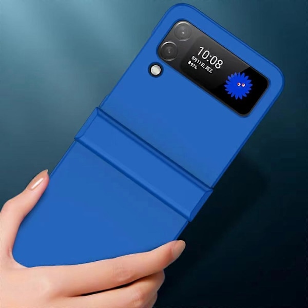 För Samsung Galaxy Z Flip3 5G Hinge Design Hårt PC-Telefonfodral Vikbart Skyddsskal