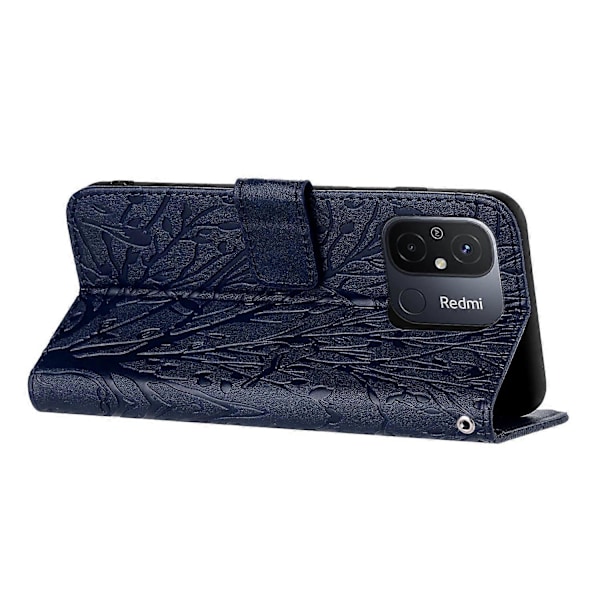 Til Xiaomi Redmi 12C 4G Mobiltelefon Etui Wallet PU Læder Stand Telefon Cover Multicolor Style A