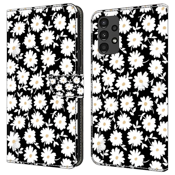 För Samsung Galaxy A13 5G/A13 4G Fodral Skyddande Läder Flip Telefonfodral Multicolor Style A