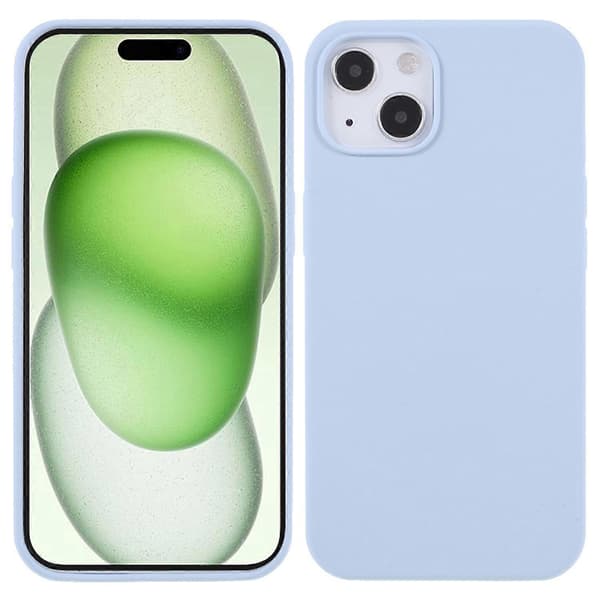 Silikon Deksel til iPhone 15 Plus Mobiltelefon Bakside Beskyttelse Multicolor Style E