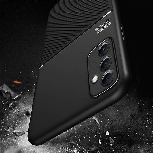 Stöttåligt Skal för Samsung Galaxy A54 5G Mobilskal Linjer Präglat PU Läder TPU Skydd Multicolor Style C