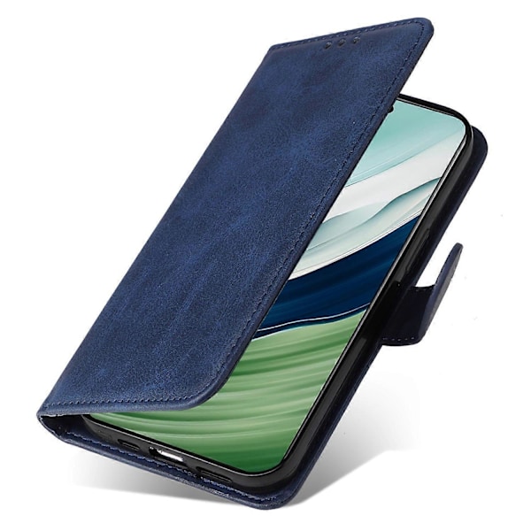 Til Huawei Mate 60 Etui Kalvetekstur Tegnebog Stativ PU Læder Slim-fit Telefoncover Multicolor Style E