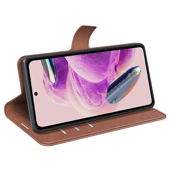 Til Xiaomi Redmi Note 12S 4G Wallet Stand PU Læder Telefon Cover Kalvetekstur Mobiltelefon Etui Multicolor Style F