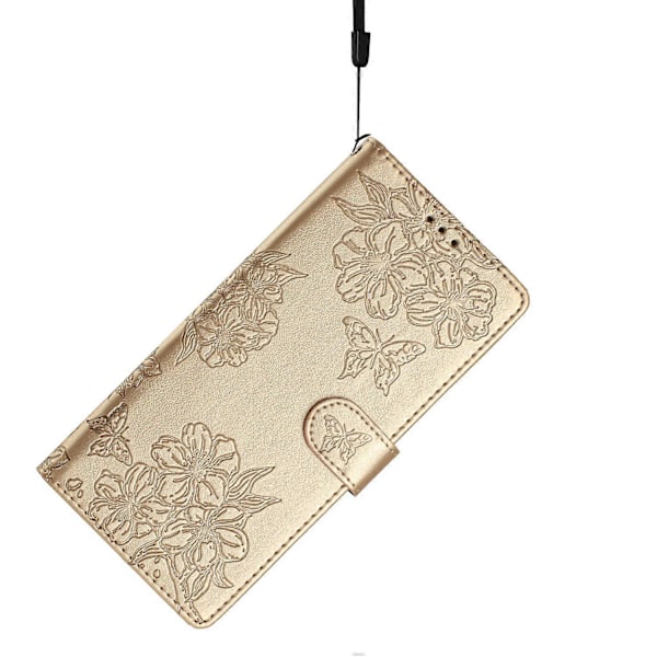 Til Samsung Galaxy A36 5G Etui Sommerfugl Blomst Stødsikkert PU Læder Wallet Telefon Cover Multicolor Style A