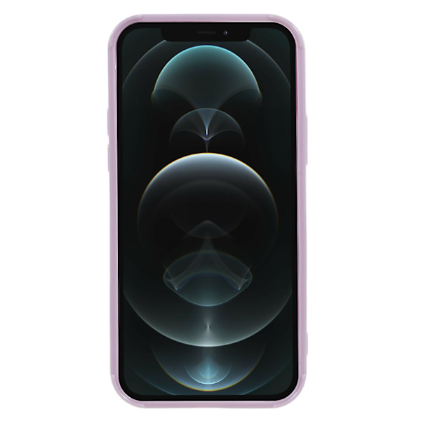 För Iphone 12 Pro Max Tpu phone case 3d randigt mönster Anti-Scratch cover Purple