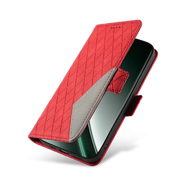 För Realme GT 6 5G Fodral Geometrisk Rom Wallet Läder Telefonskal Multicolor Style D