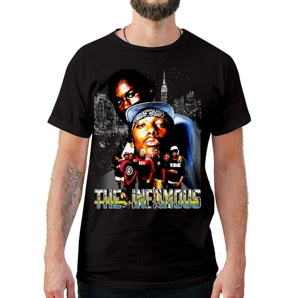 New School & Old School Hip Hop Rappers Streetwear Vintage Style The Infamous Mobb T-shirts S