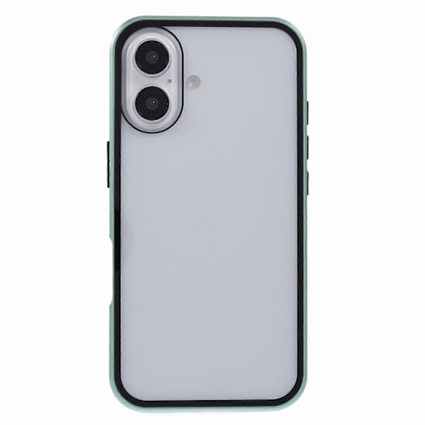 iPhone 16 Plus -puhelimen suojakotelo, jossa on magneettinen metallikehys ja kaksipuolinen karkaistu lasi, suojaa uteliailta katseilta- Multicolor Green