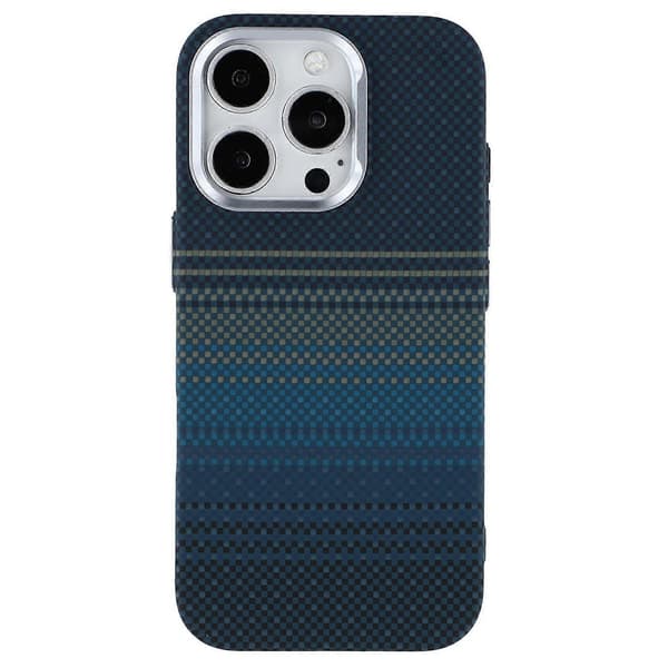 Kompatibel med iPhone 16 Pro Max telefondeksel Multicolor Blue