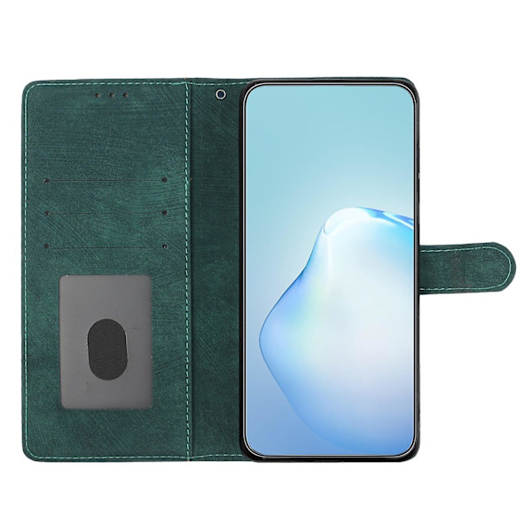 För Iphone 15 Pro Max Pu Läder Phone Case Skin-touch cover Green