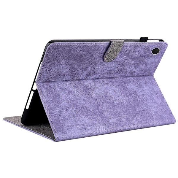 For Samsung Galaxy Tab A9 Lærdeksel Søtt Tigeravtrykk Justerbart Stativ Nettbrettveske Multicolor Style D