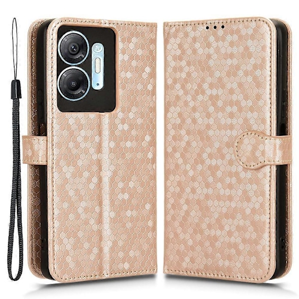 Infinix Hot 30 5G PU-nahkainen jalustakotelo, painettu lompakko, iskunkestävä puhelinkotelo Multicolor Style B