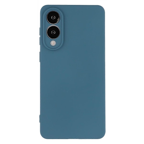 X-LEVEL Skal för Samsung Galaxy S25 Edge Mjukt TPU Anti-Repskydd Fiberfoder Multicolor Dark Blue