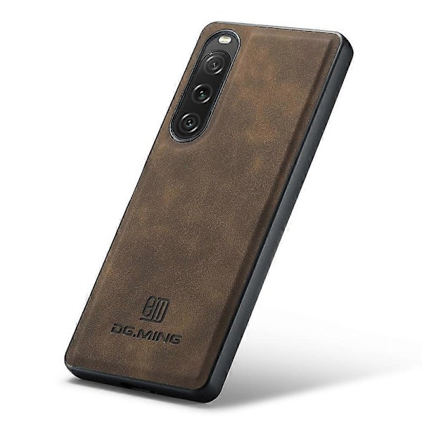 Sony Xperia 10 V -kotelo, matkapuhelin PU-nahka+PC+TPU-suojus Multicolor Style C