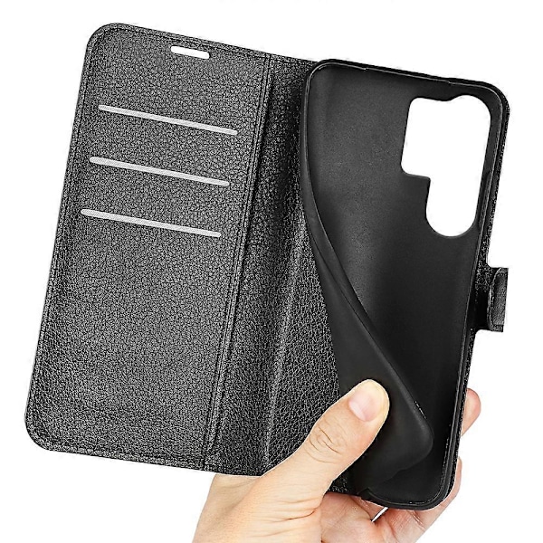Til Samsung Galaxy S25 Ultra Case Litchi Tekstur Stødsikker Læder Wallet Telefon Cover Multicolor Style C