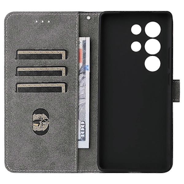 Til itel S25 Ultra Wallet Case RFID-blokering PU Læder Cover Stand View - Grøn Multicolor Purple