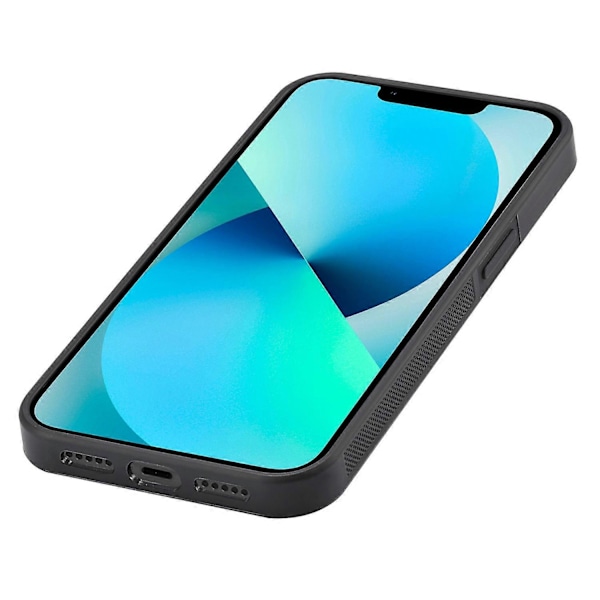 LC.IMEEKE För iPhone 15 Plus Kolfibertextur Telefonfodral PU Läder+TPU+EVA Skydd