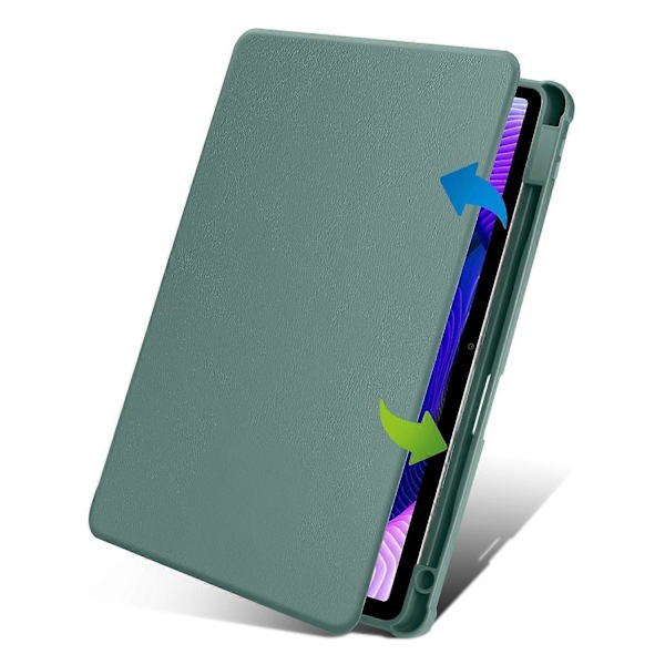 Fodral för Xiaomi Redmi Pad SE Läder Roterande Ställ Surfplatta Skydd Auto Sleep/Wake Multicolor Style B