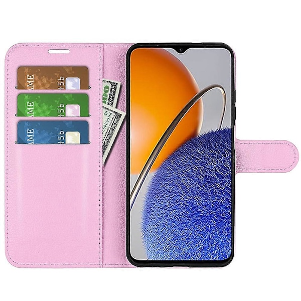 Huawei nova Y61 4G täyssuojaava läppäkotelo PU-nahkaa, jalustalla ja lompakolla Multicolor Style C