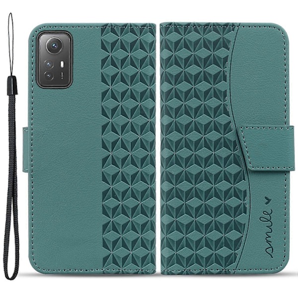 Til Xiaomi Redmi Note 12S 4G Etui Præget PU Læder Stødsikkert Telefoncover Multicolor Style A