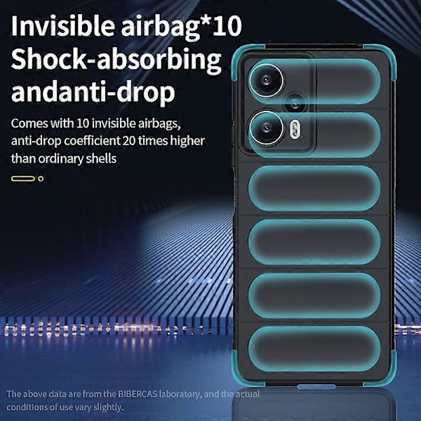 Flexibelt TPU-skal med robust baksida för Xiaomi Poco F5 5G/Redmi Note 12 Turbo Multicolor Style C