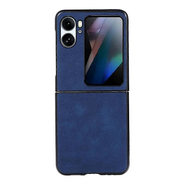 Til Oppo Find N2 Flip 5G Smartphone Etui PU Læderbelagt PC Anti-ridse Telefon Cover Multicolor Style B