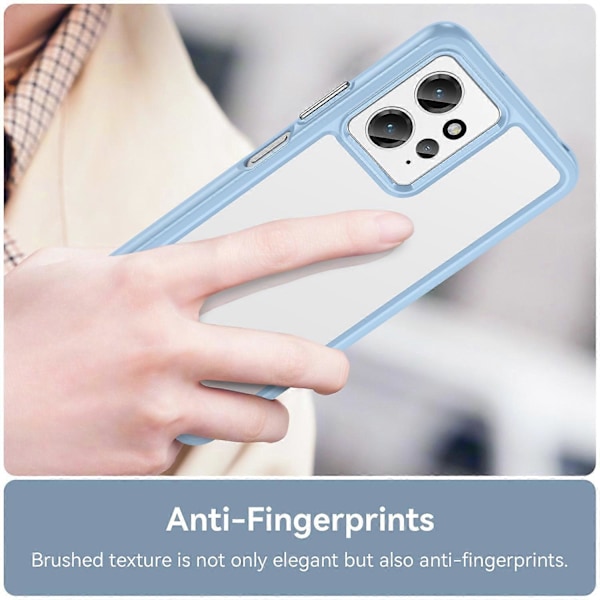 Xiaomi Redmi Note 12 4G TPU+Akryyli Puhelinkotelo Iskunkestävä Puhelimen Suojus Multicolor Style C