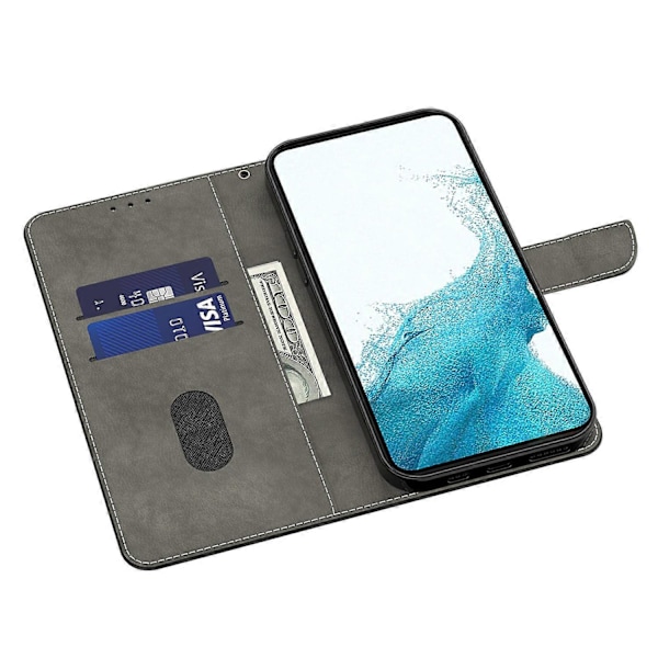 Samsung Galaxy S24+ -kotelo, 3D-kuvioitu puhelinkuori lompakkotelineellä Multicolor Style C