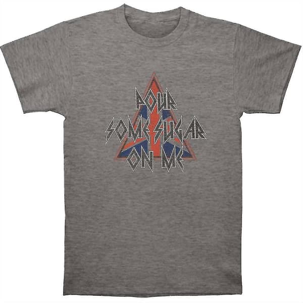 Def Leppard Pour Some Triangle T-skjorte Klær L