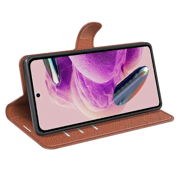 Til Xiaomi Redmi Note 12S 4G Litchi Tekstur Wallet Telefon Cover Stativ PU Læder Etui Multicolor Style I