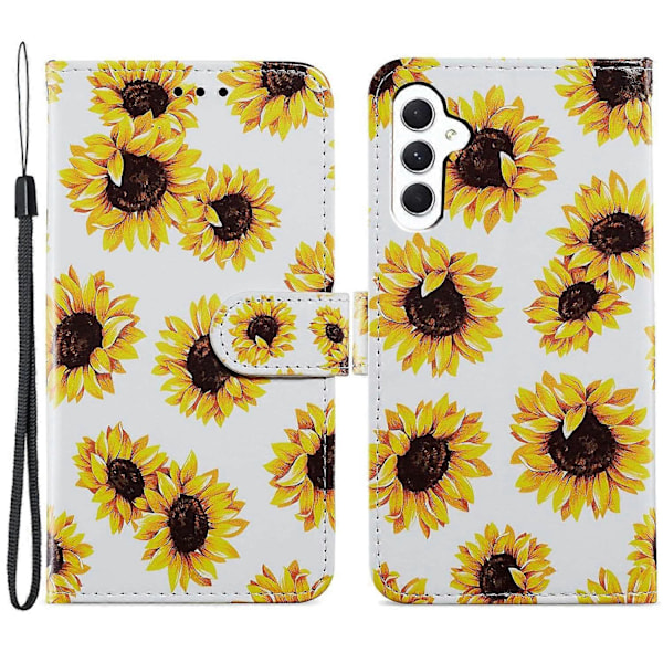 Til Samsung Galaxy A05s 4G Wallet Case PU Læder Mønster Print Telefon Cover Multicolor Style D