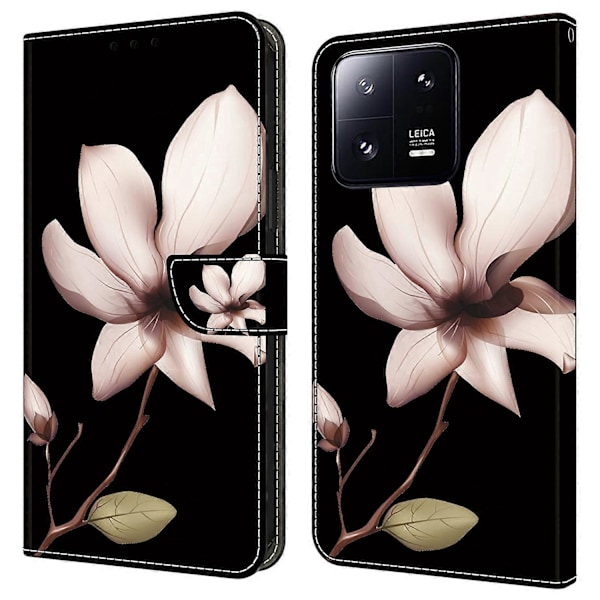 Plånboksfodral för Xiaomi 13 Pro 5G Fodral Mönstertryck Läder Flip Telefonskal Multicolor Style F