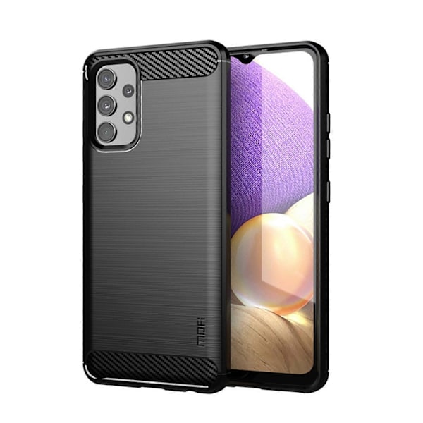 MOFI Kolfiber Borstad TPU Skal för Samsung Galaxy A32 4G (EU Version)