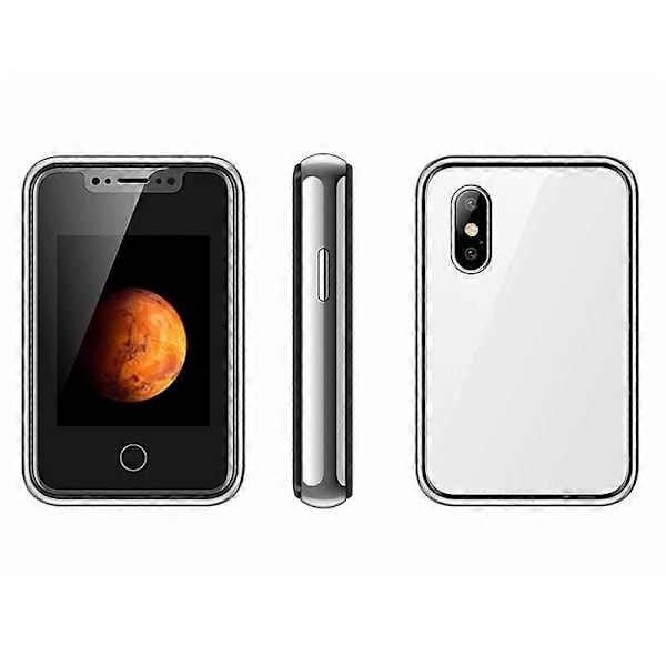 8XR 1,77-tums Mini Mobiltelefon Dubbla SIM Dubbla Standby Pekskärm Mobiltelefon Multicolor Style C