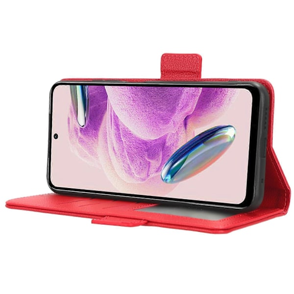 Läderfodral för Xiaomi Redmi Note 12S 4G, Vikbart Ställ Plånboksfodral Multicolor Style C