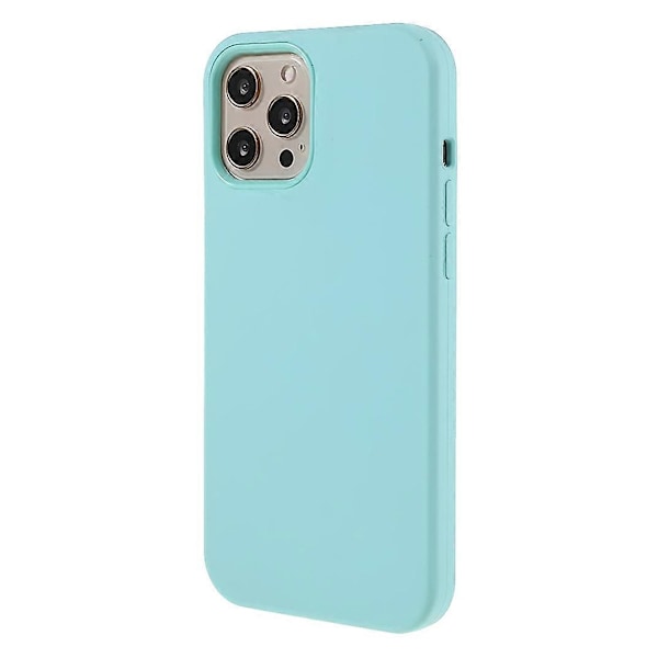Myk Solid Silikon Fullkropps Beskyttelsesdeksel for iPhone 12 Pro Max 6.7 tommer Multicolor Style E