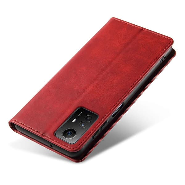 Plånboksfodral för Xiaomi Redmi Note 12S 4G, PU-läder, kalvtextur, stativ Multicolor Style B