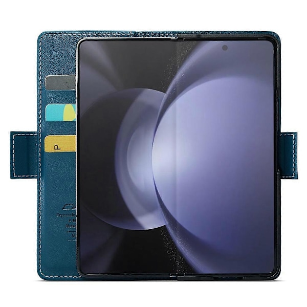 CASEME 023-serien För Samsung Galaxy Z Fold5 5G RFID-blockerande Plånbok Läderfodral Telefonställ Skydd Multicolor Style E