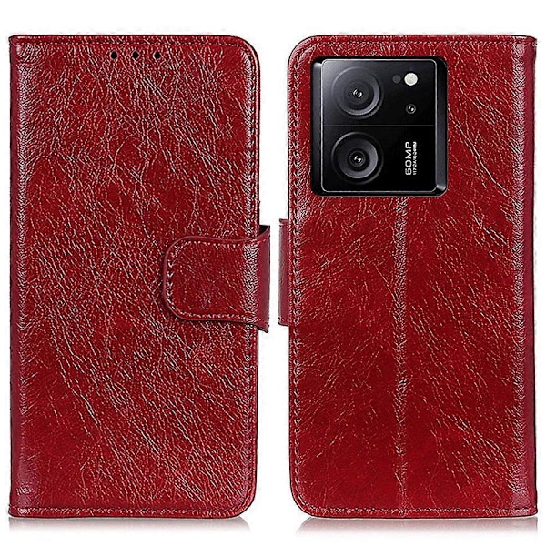Xiaomi Redmi K60 Ultra/13T/13T Pro -kotelo Nappa-pintainen halkaistu nahka + TPU-puhelinkuori Multicolor Style C