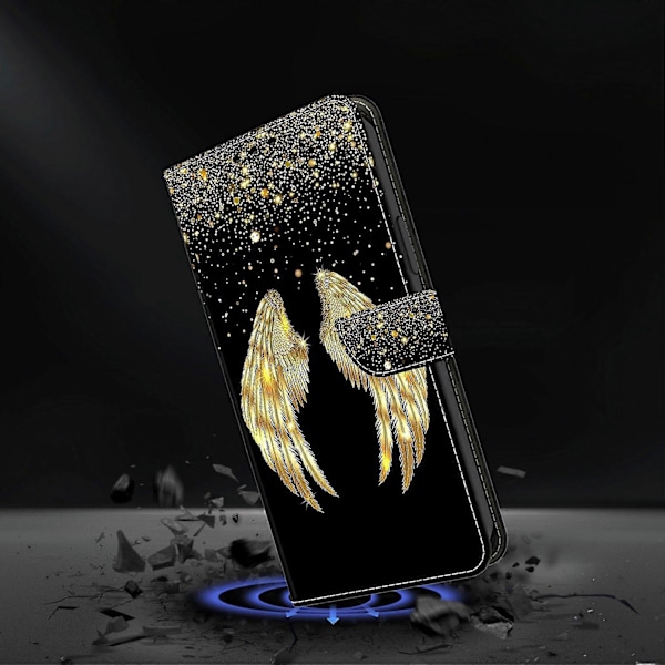 Xiaomi Redmi Note 13 4G Lompakkokotelo Puhelimelle, Pudotussuoja, 3D-kuvioitu Nahkainen Käännettävä Suojakotelo Multicolor Style G