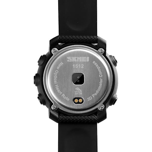 Skmei 1511 Yksinkertainen Bluetooth Miesten Älykäs Vedenpitävä Kompassi Aikuisten Älykello Rubber Shell Army Green