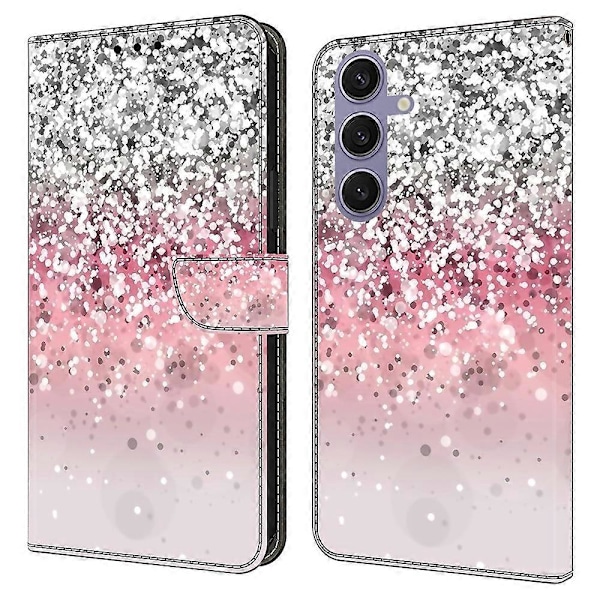 Til Samsung Galaxy S25 Etui Magnetisk Lås 3D Mønster Læder Wallet Telefon Cover Multicolor Style H