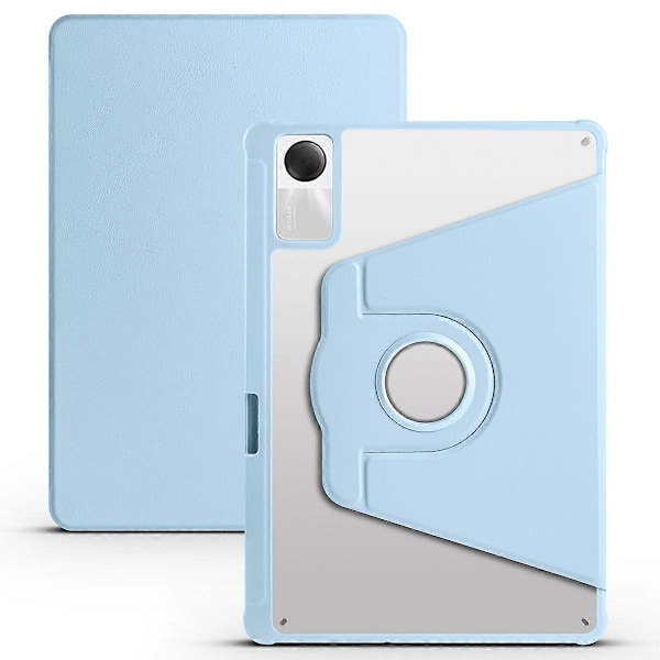 Fodral för Xiaomi Redmi Pad SE Läder Roterande Ställ Surfplatta Skydd Auto Sleep/Wake Multicolor Style C