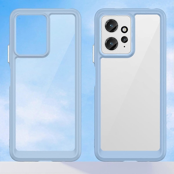 Xiaomi Redmi Note 12 4G TPU+Akryyli Puhelinkotelo Iskunkestävä Puhelimen Suojus Multicolor Style C